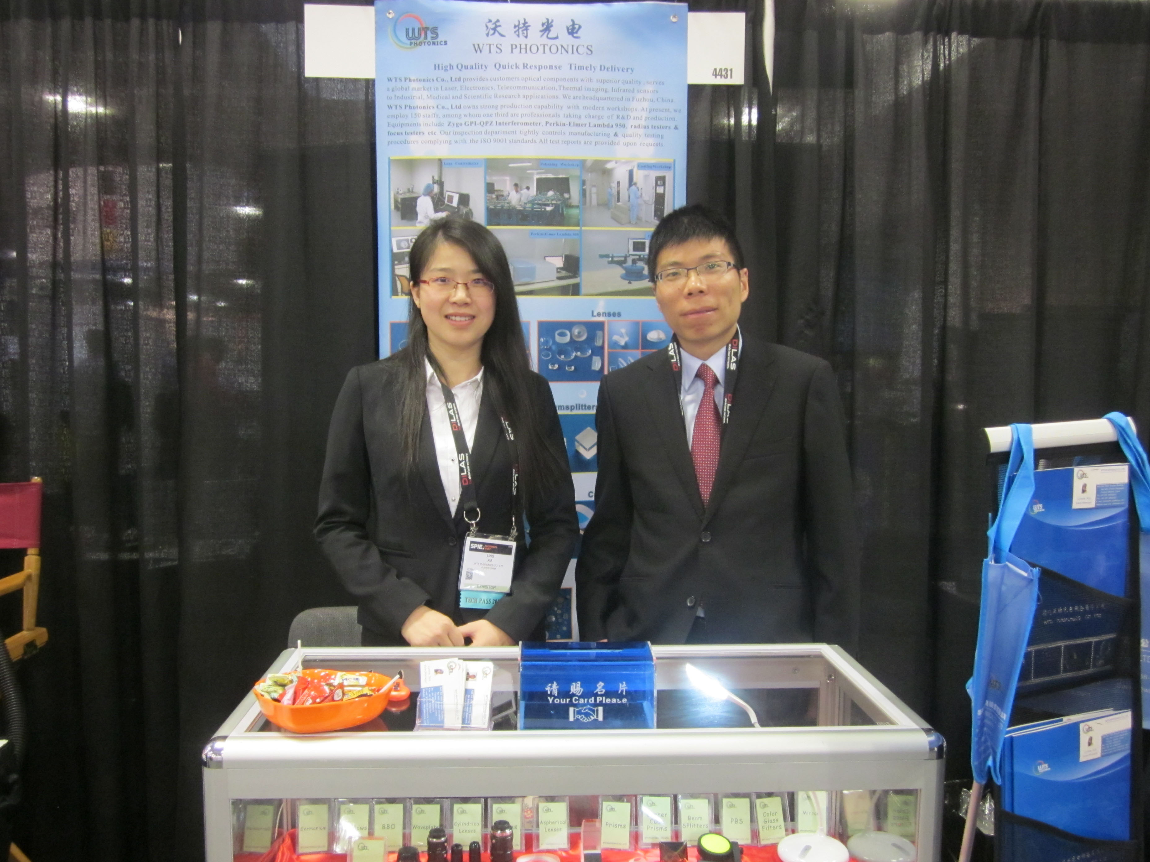 WTS Photonics đã tham gia thành công vào PHOTONIS WEST 2016